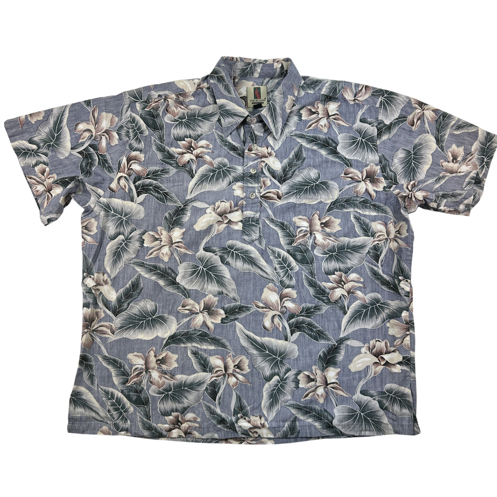 Tori Richard Hawaiian Shirt Mens 2XL Floral Button Up Cotton Aloha Beach
